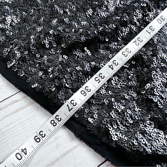 Talbots 100% Silk Elegant Sequined Cocktail Dress in Dark Gray size 8 - Picture 13 of 13